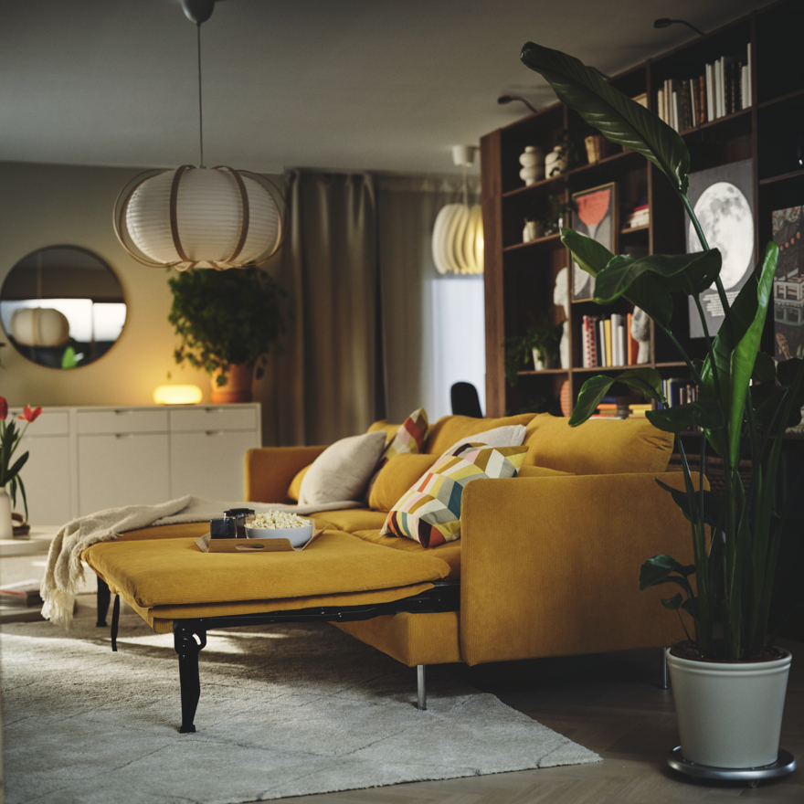 SÖDERHAMN 3-seat sofa-bed