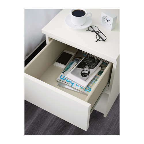 MALM - 抽屜櫃/2抽, 白色 | IKEA 線上購物 - PE556184_S4