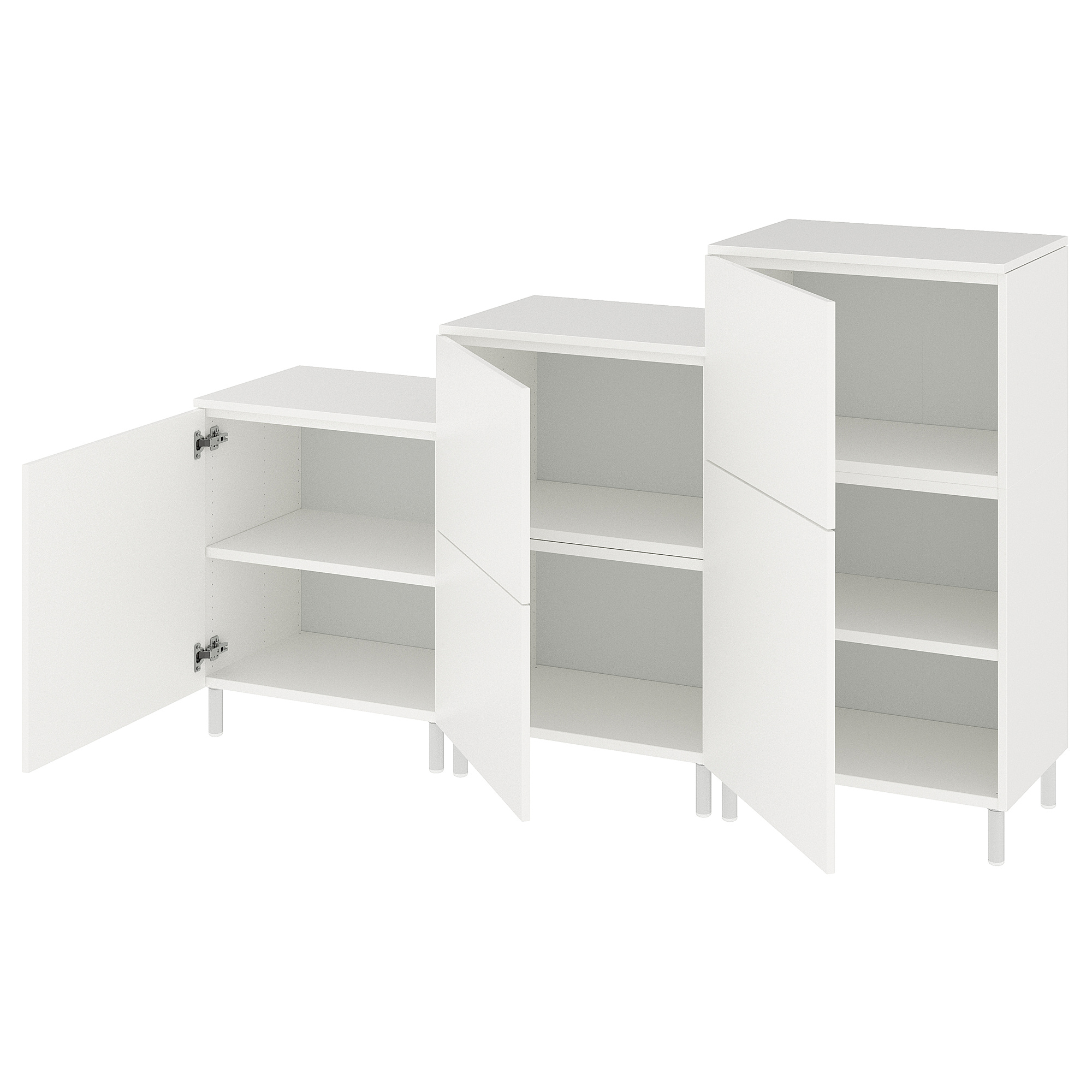 PLATSA - 收納櫃, 白色/Fonnes 白色, 180x42x113 公分| IKEA 線上購物