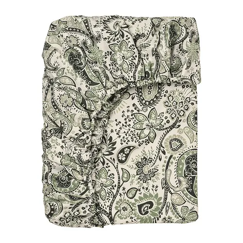 RODGERSIA - 床包, 綠色/白色, 180x200 公分 | IKEA 線上購物 - PE931887_S4