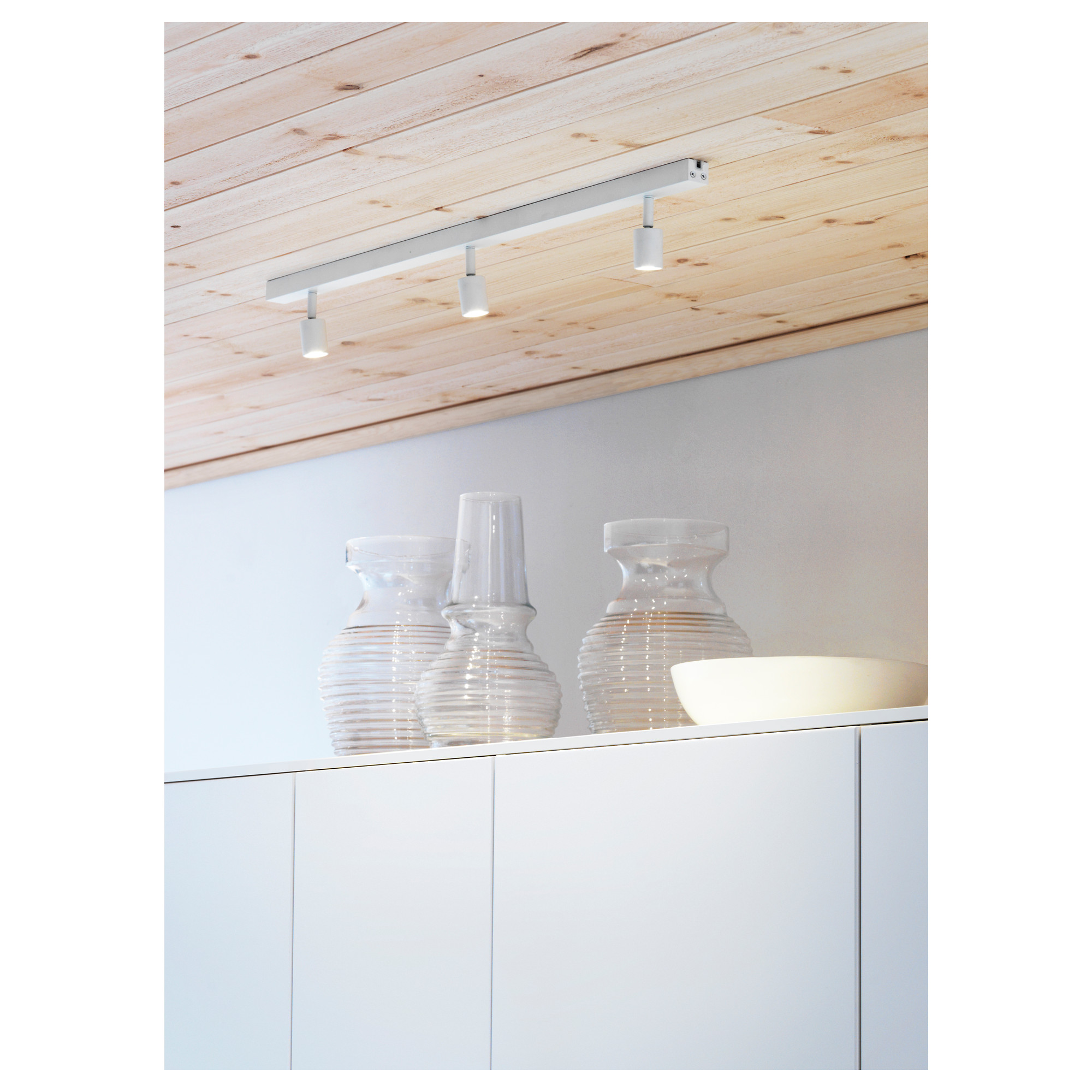 BÄVE LED ceiling track, 3-spots