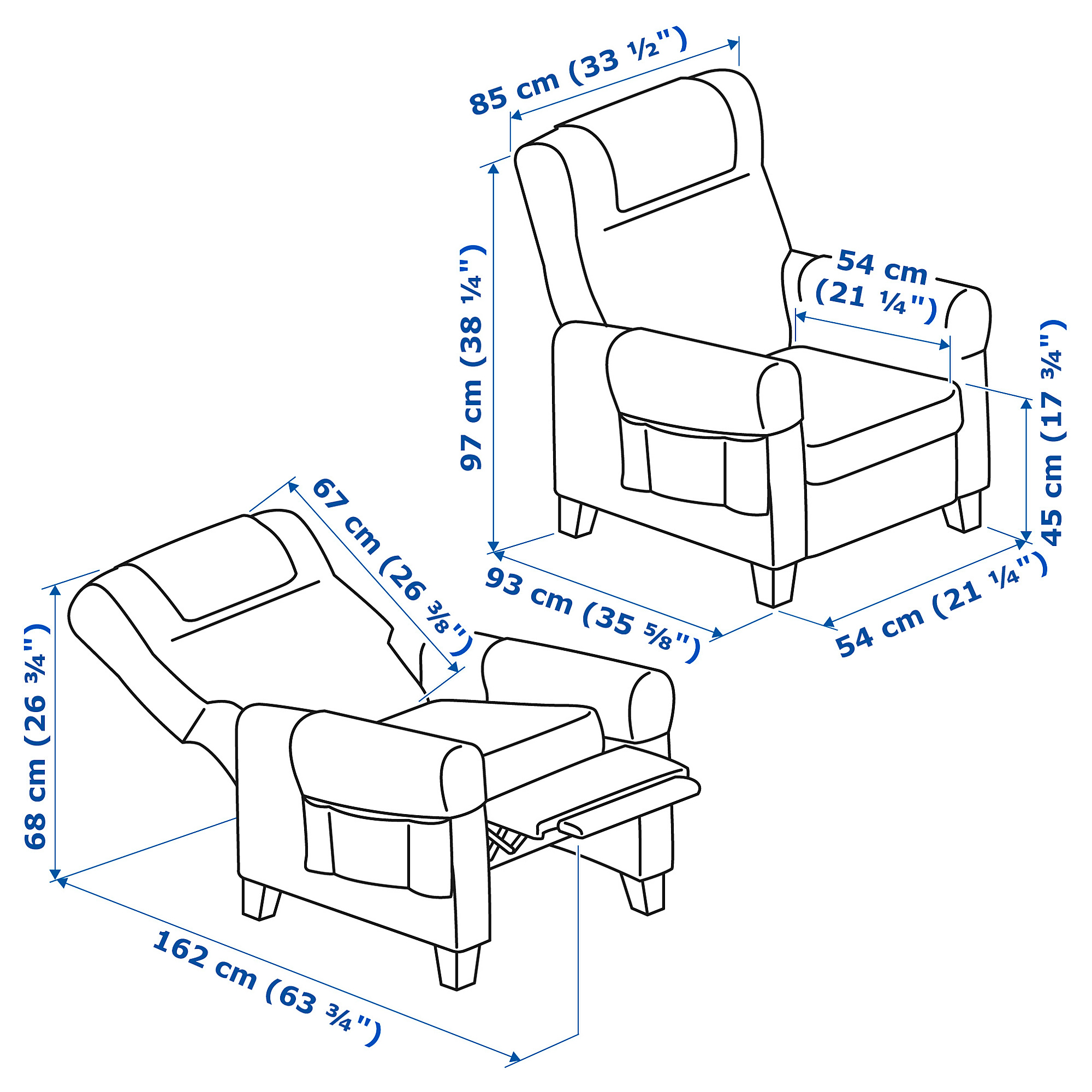 MUREN recliner