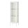 BAGGEBO - cabinet with glass doors, metal/white, 34x30x116 cm | IKEA Taiwan Online - PE815393_S1