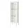 BAGGEBO - 玻璃門櫃, 金屬/白色, 34x30x116 公分 | IKEA 線上購物 - PE815393_S1