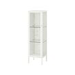 BAGGEBO - 玻璃門櫃, 金屬/白色 | IKEA 線上購物 - PE815393_S2 