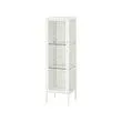 BAGGEBO - 玻璃門櫃, 金屬/白色, 34x30x116 公分 | IKEA 線上購物 - PE815393_S2 