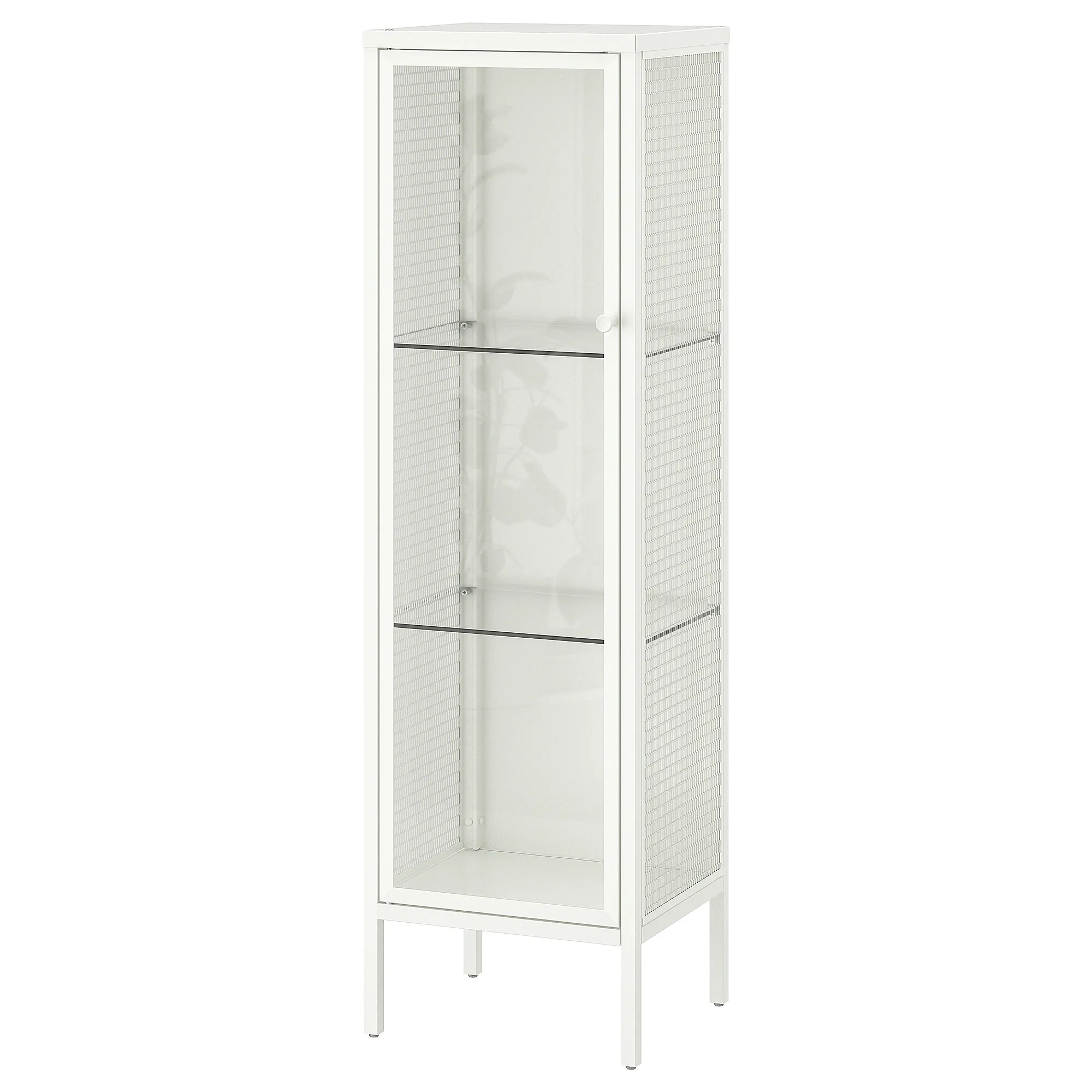 BAGGEBO glass-door cabinet