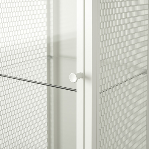BAGGEBO glass-door cabinet
