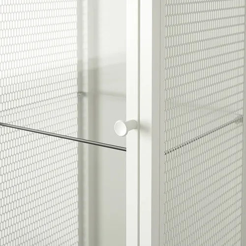 BAGGEBO glass-door cabinet