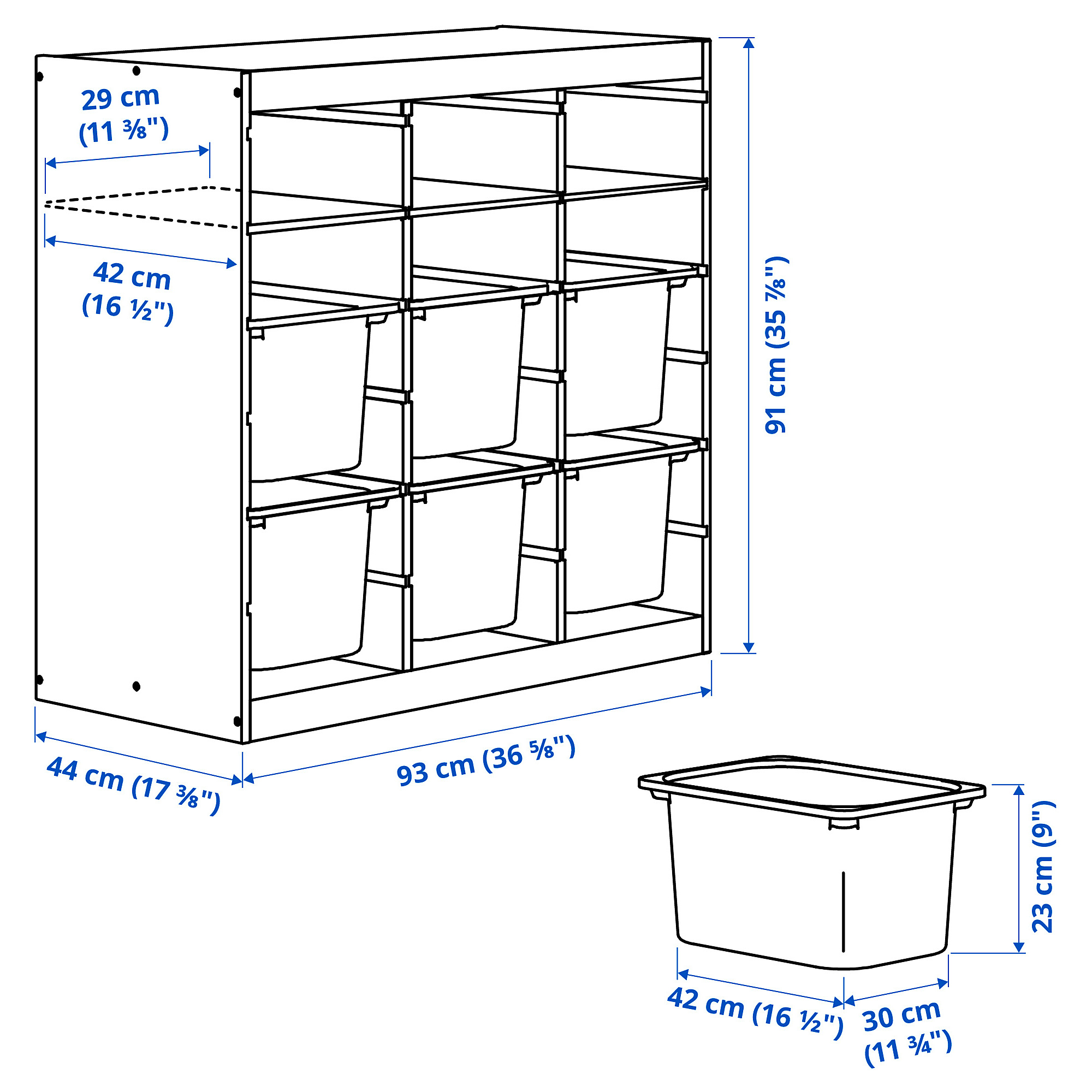 TROFAST 收納組合