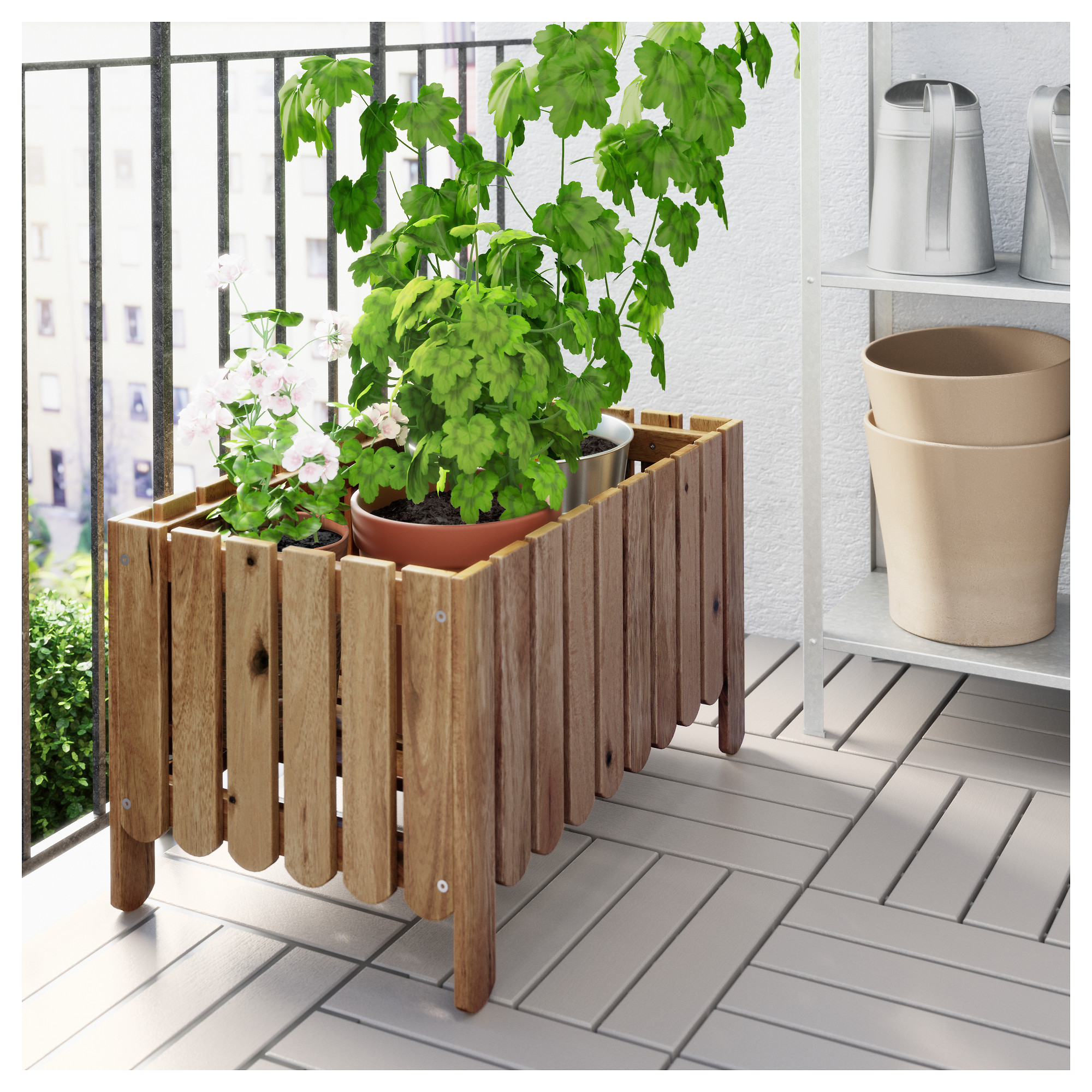 Askholmen 盆栽盒 淺棕色 Ikea 線上購物