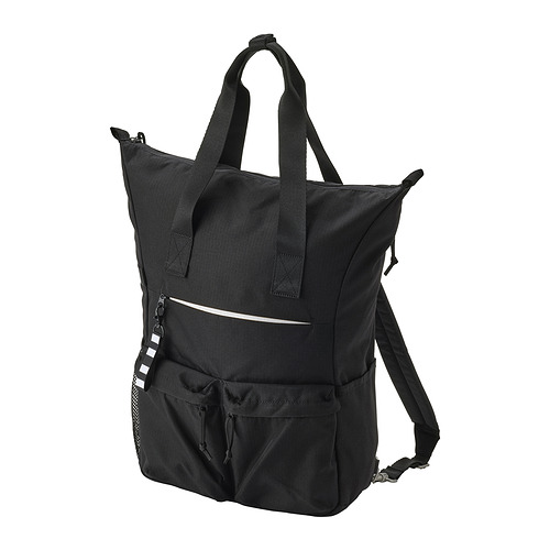 VÄRLDENS - backpack, black, 31x15x49 cm/26 l | IKEA Taiwan Online - PE961896_S4