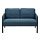 GLOSTAD - 雙人座沙發, Knisa 藍色 | IKEA 線上購物 - PE815495_S1