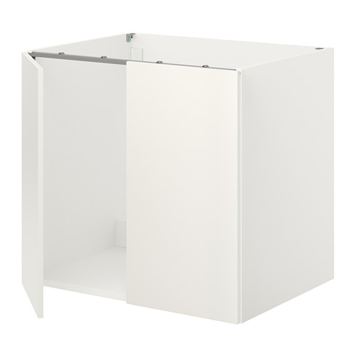 ENHET base cabinet for sink w doors