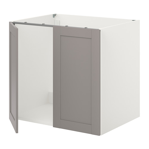 ENHET base cabinet for sink w doors