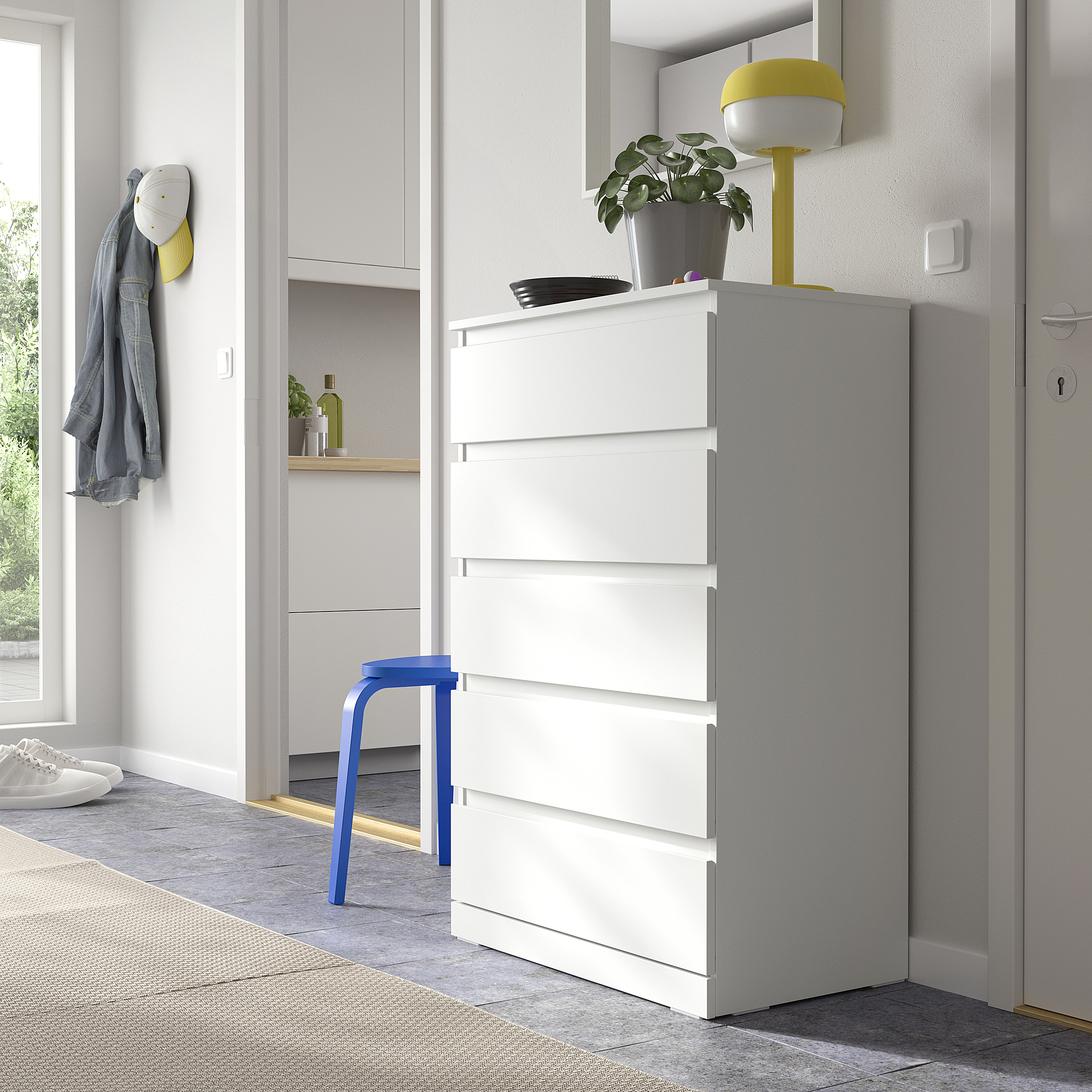LILLBERGET chest of 5 drawers