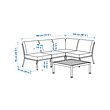 SEGERÖN 3-seat conversation set