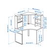 MICKE corner workstation