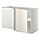 METOD - corner base cabinet with shelf, white/Veddinge white | IKEA Taiwan Online - PE332457_S1