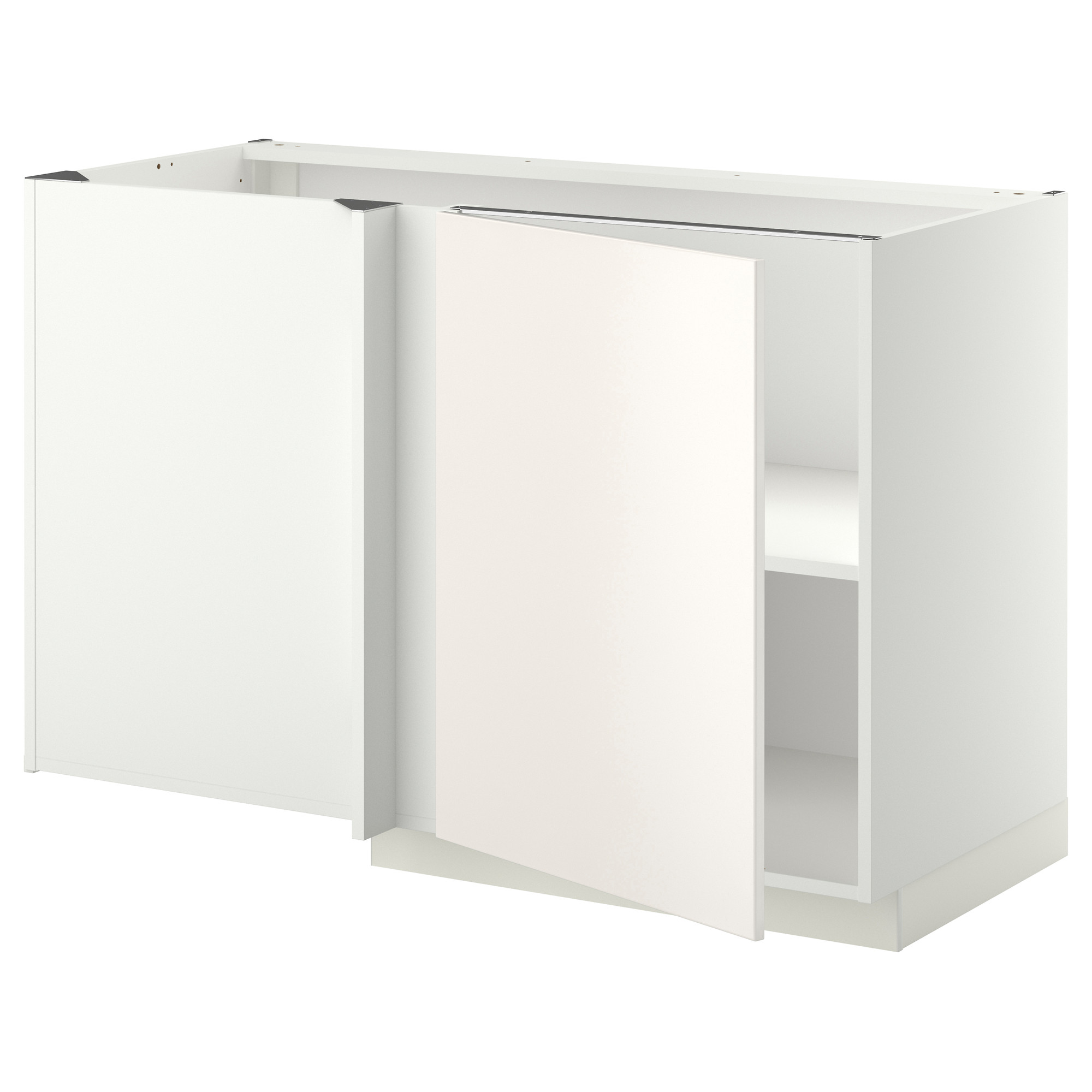 METOD - corner base cabinet shelf, white/Veddinge white | IKEA Taiwan Online