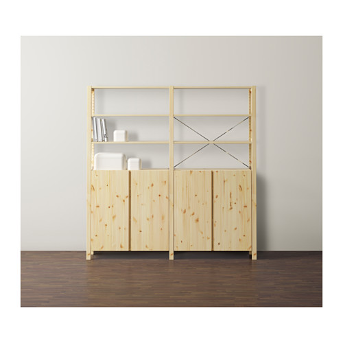 IVAR - 2 sections/shelves/cabinet, pine | IKEA Taiwan Online - PH119406_S4