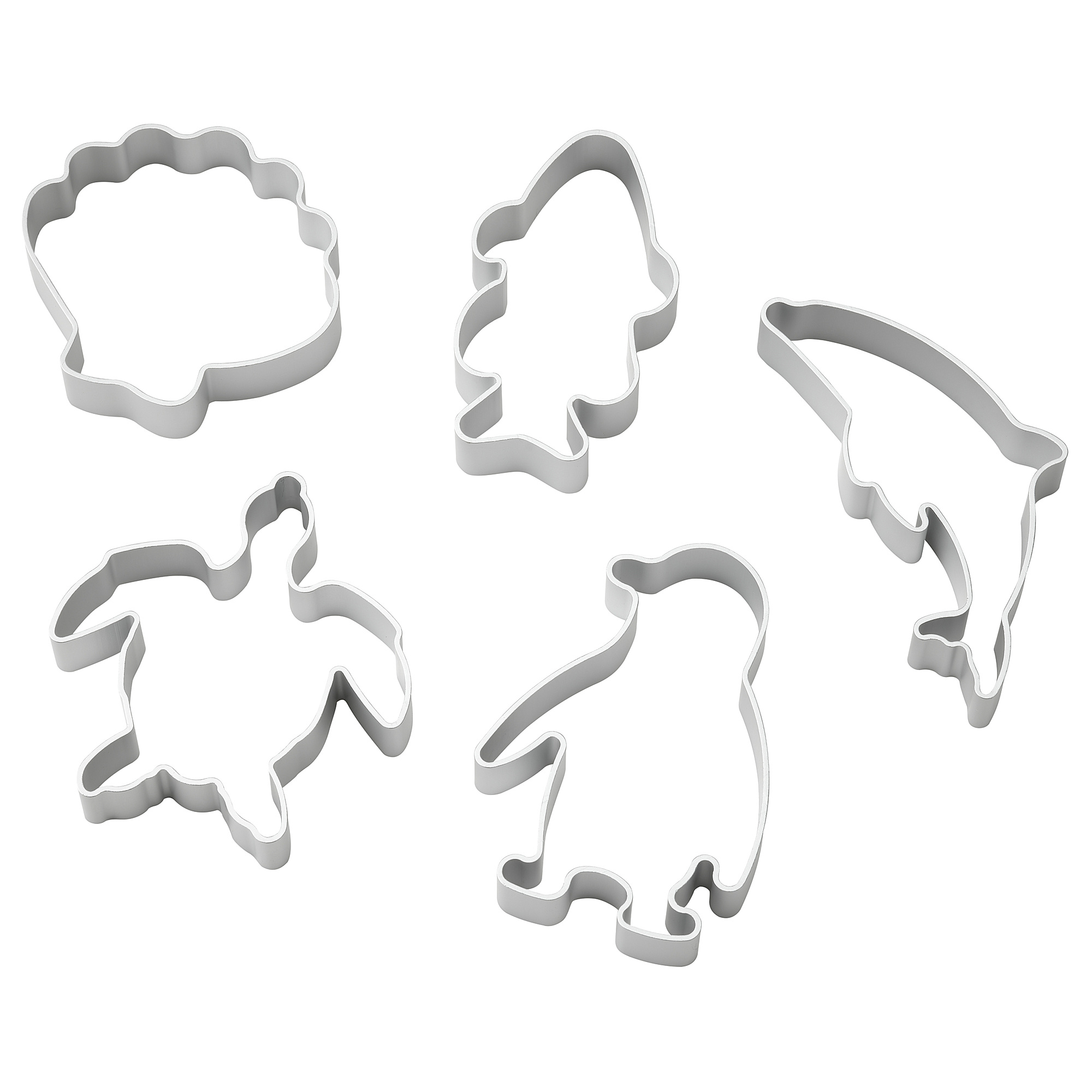 BLÅVINGAD modelling dough cutters, set of 5