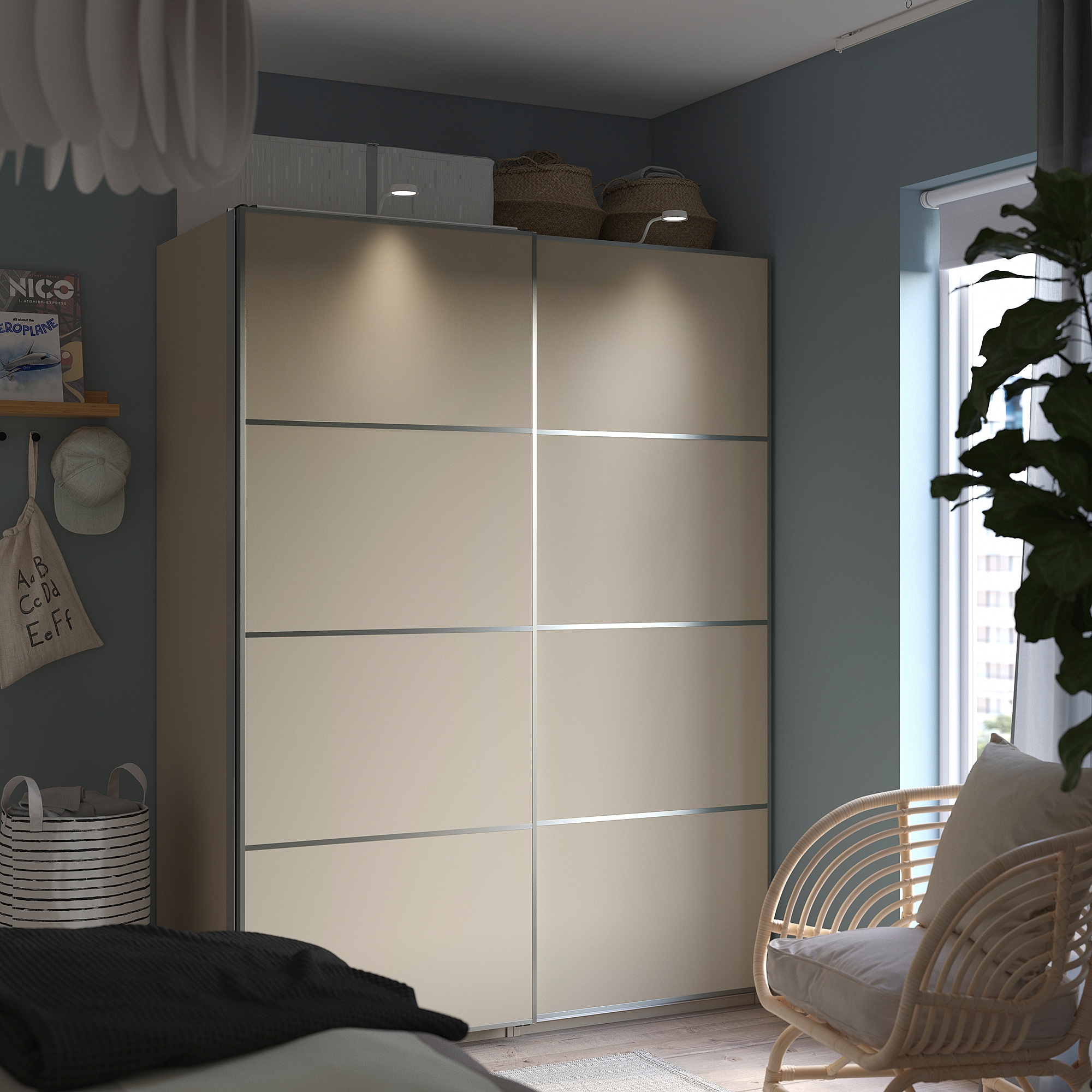 PAX/MEHAMN wardrobe combination