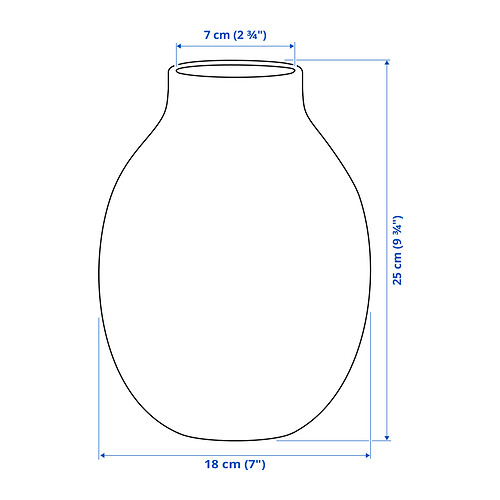 BLODBJÖRK vase