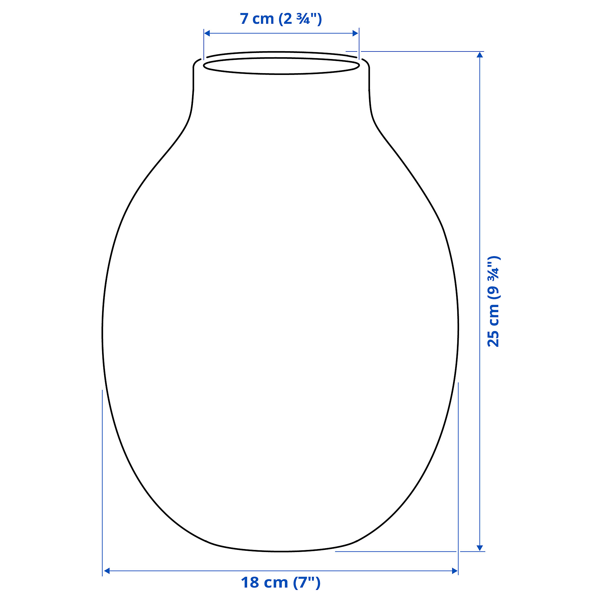 BLODBJÖRK vase