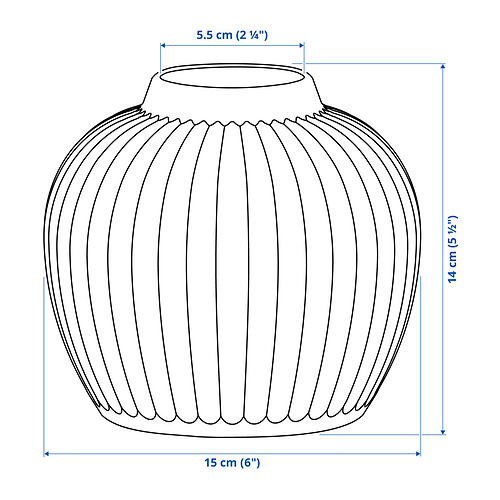 PELARBJÖRK vase