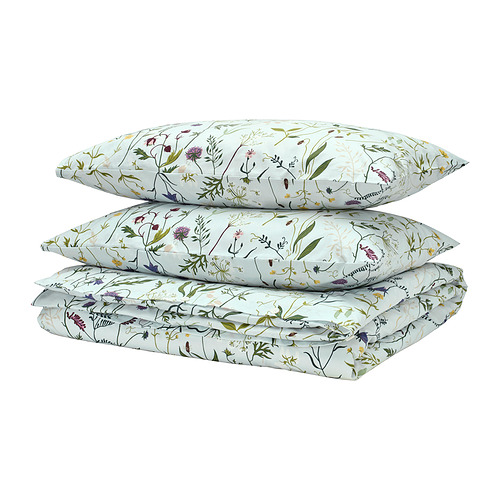 MATTOXBÄR duvet cover and 2 pillowcases