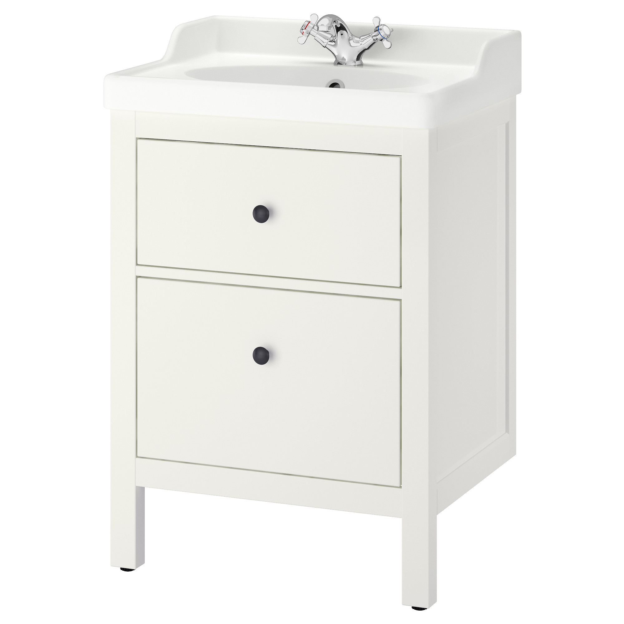 HEMNES/RUTSJÖN 洗臉盆櫃附抽屜/洗臉盆/水龍頭