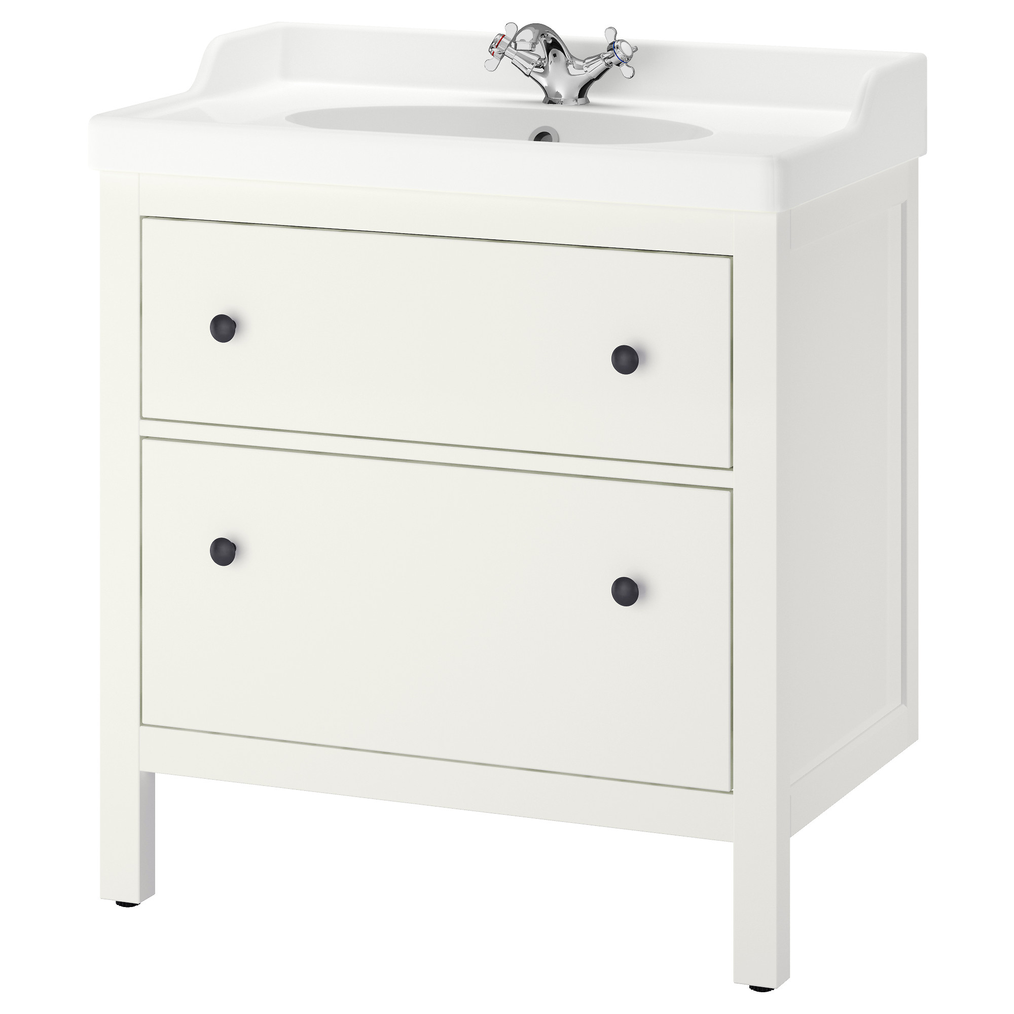 HEMNES/RÄTTVIKEN 洗臉盆櫃/2抽