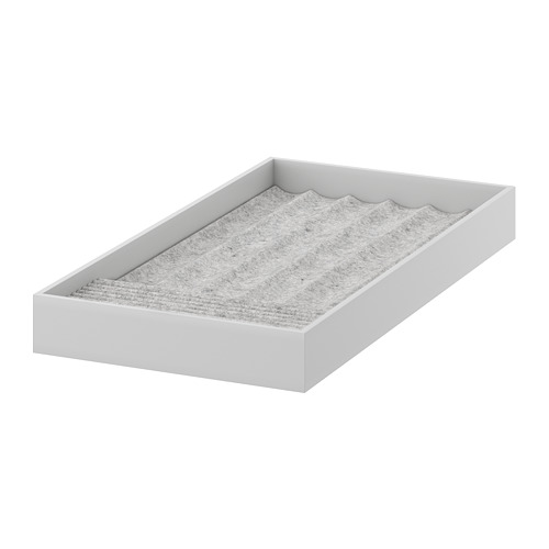 KOMPLEMENT - insert for jewellery, light grey, 25x53x5 cm | IKEA Taiwan Online - PE670680_S4