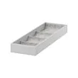 KOMPLEMENT - insert with 4 compartments, light grey, 15x53x5 cm | IKEA Taiwan Online - PE670681_S2 