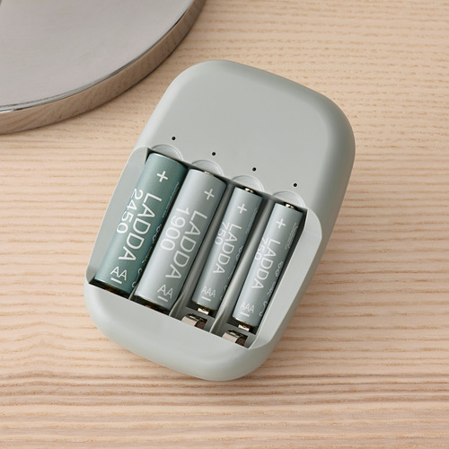 LADDA - 3號電池AA, 充電電池, HR06, 1.2V | IKEA 線上購物 - PE815634_S4