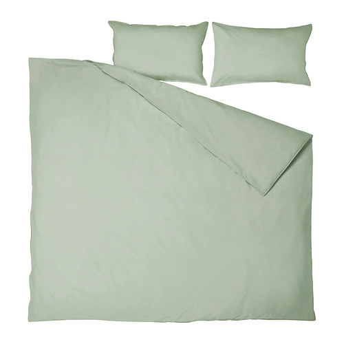 ÄNGSLILJA duvet cover and 2 pillowcases