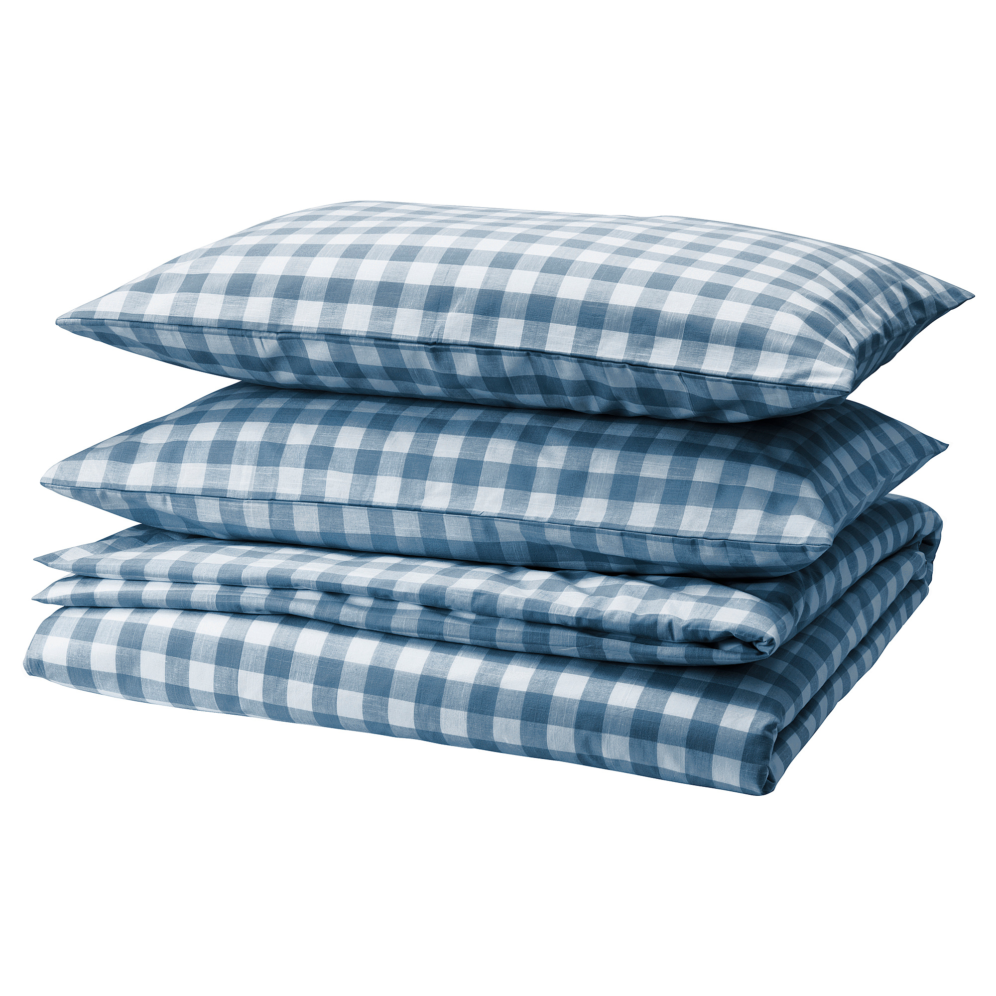 EKTANDVINGE duvet cover and 2 pillowcases