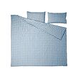 EKTANDVINGE duvet cover and 2 pillowcases