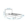 TÄRNKULLEN upholstered bed frame