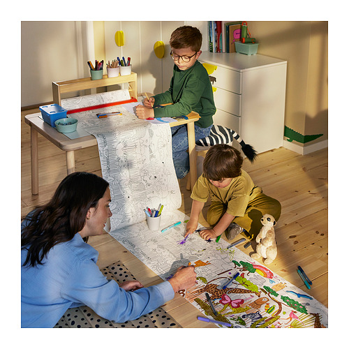 SANDLÖPARE colouring paper roll