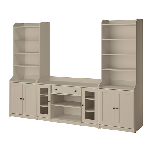 HAUGA - 收納組合，米色，279x46x199 公分 | IKEA 線上購物 - E1001068_S4