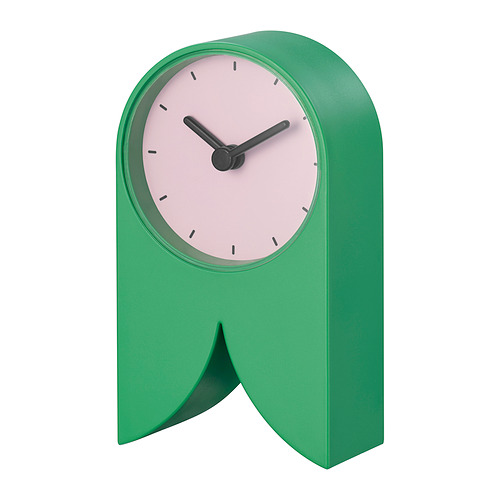 FLODKRÄFTA - clock, green/pink, 8x15x4 cm | IKEA Taiwan Online - E1001086_S4
