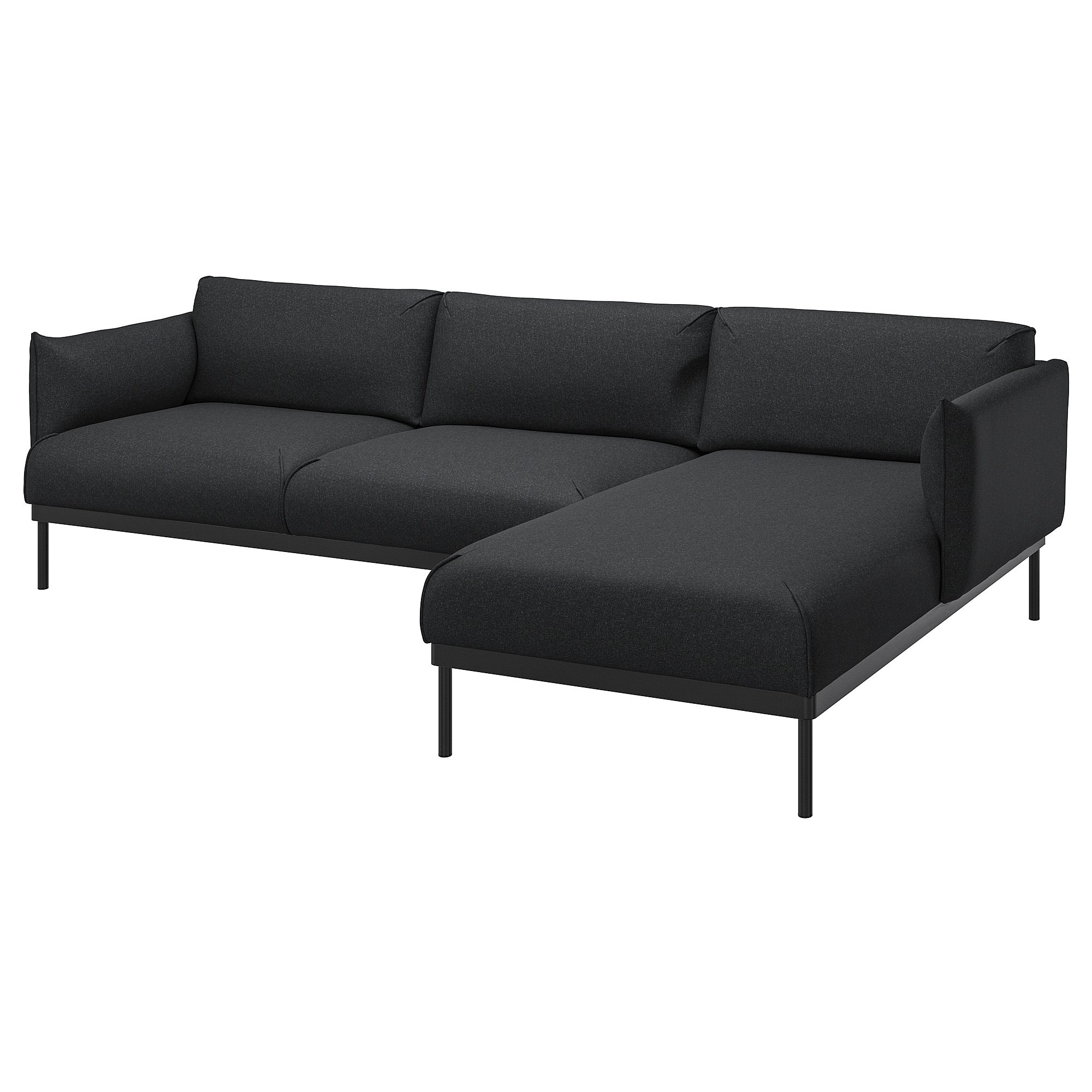 ÄPPLARYD 3-seat sofa with chaise longue