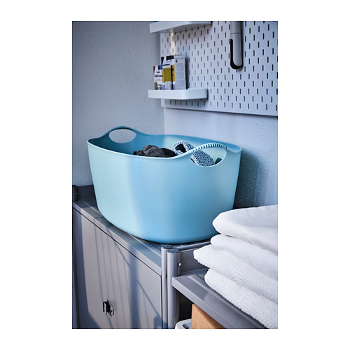 TORKIS - 洗衣籃 室內/戶外用, 藍色 | IKEA 線上購物 - PH141988_S4