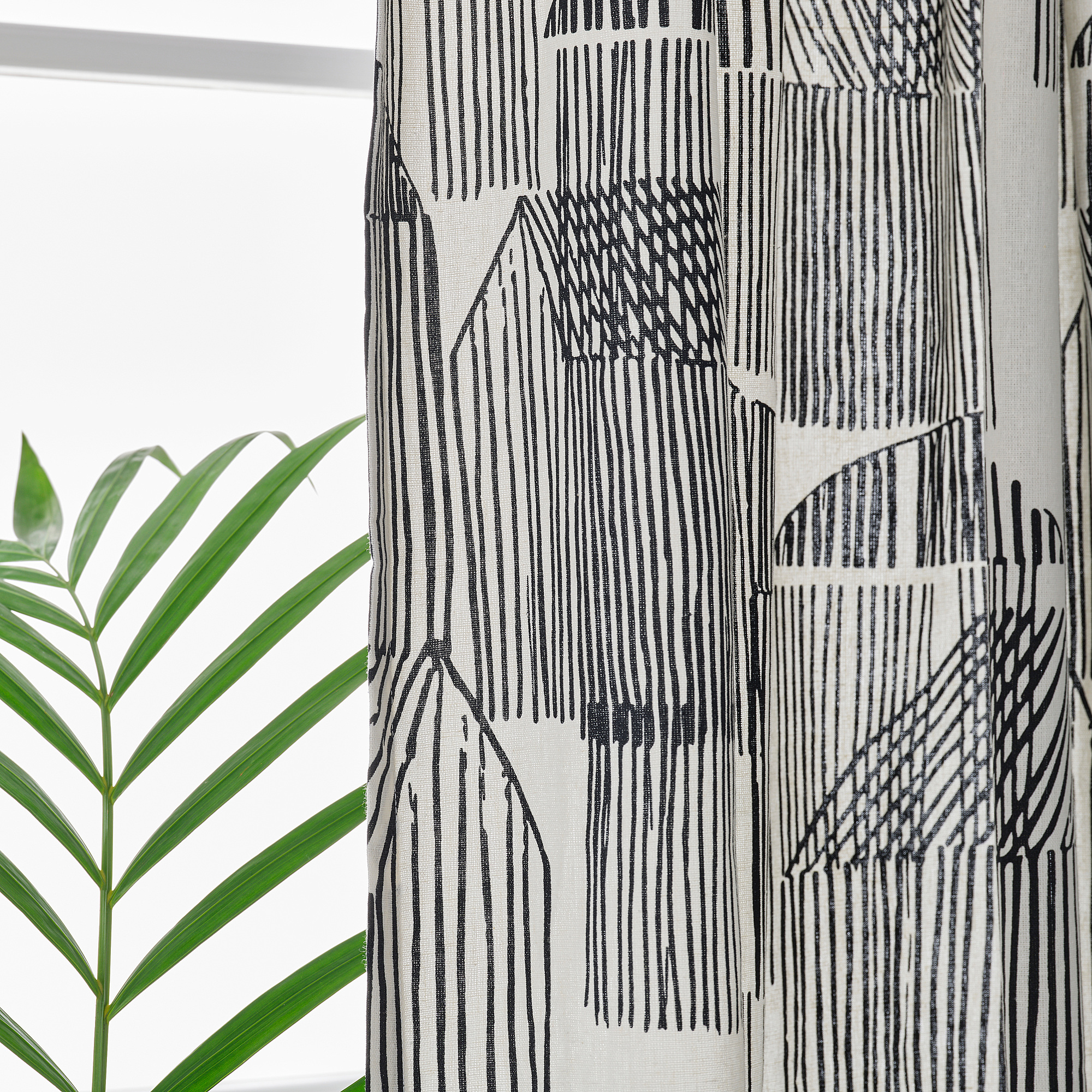 TEMPELFLY curtains, 1 pair