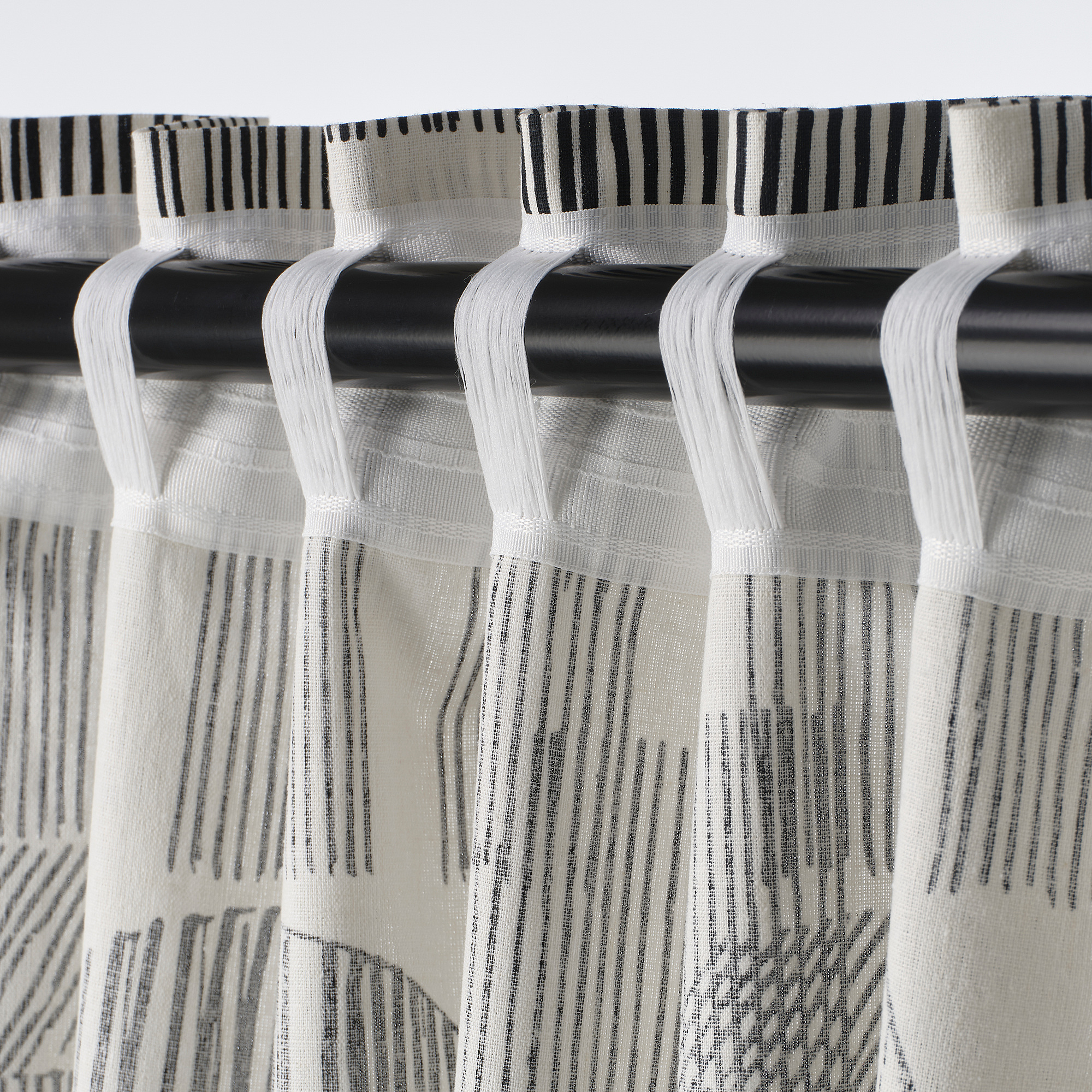 TEMPELFLY curtains, 1 pair