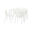 TORPARÖ table+4 chairs w armrests, outdoor