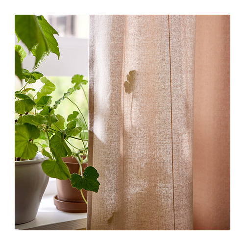 LENDA 窗簾附布腰 2件裝