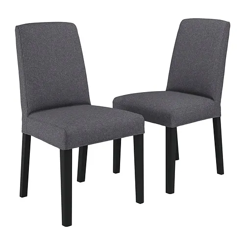 BERGMUND - 餐椅, 黑色/Gunnared 中灰色 | IKEA 線上購物 - PE858829_S4